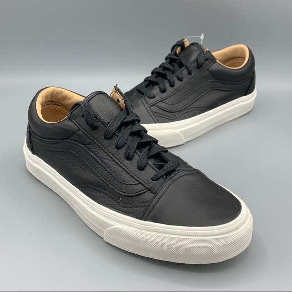 Vans | Shoes | New Womens Vans Old Skool Lux Leather Black Shoes | Poshmark